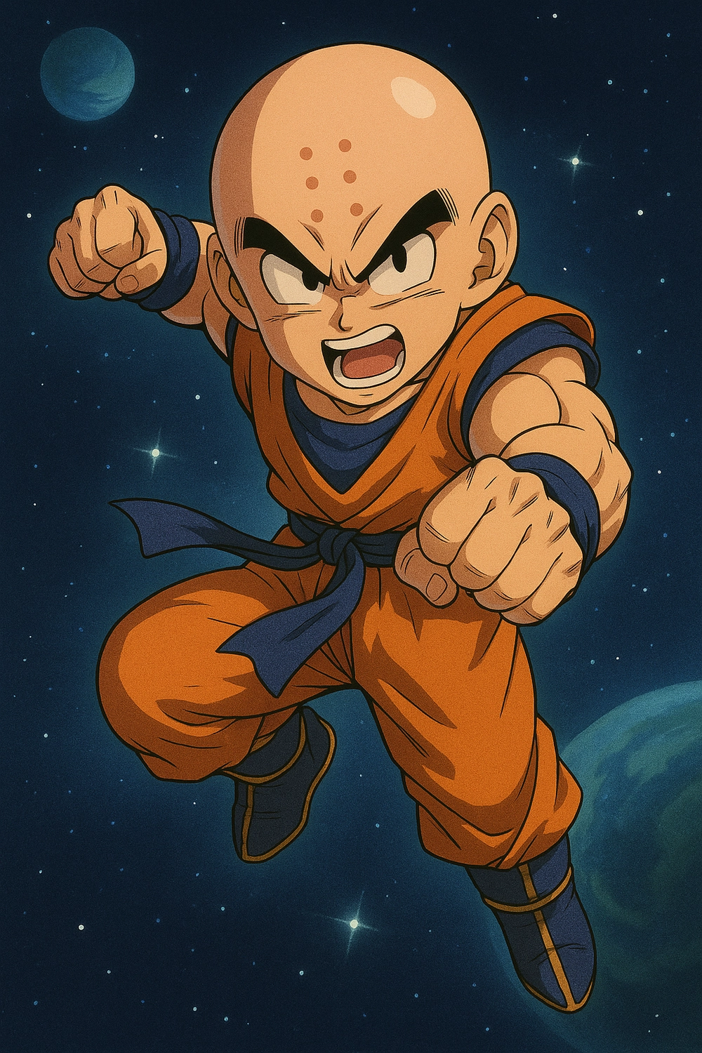 krillin lúc nhỏ chibi