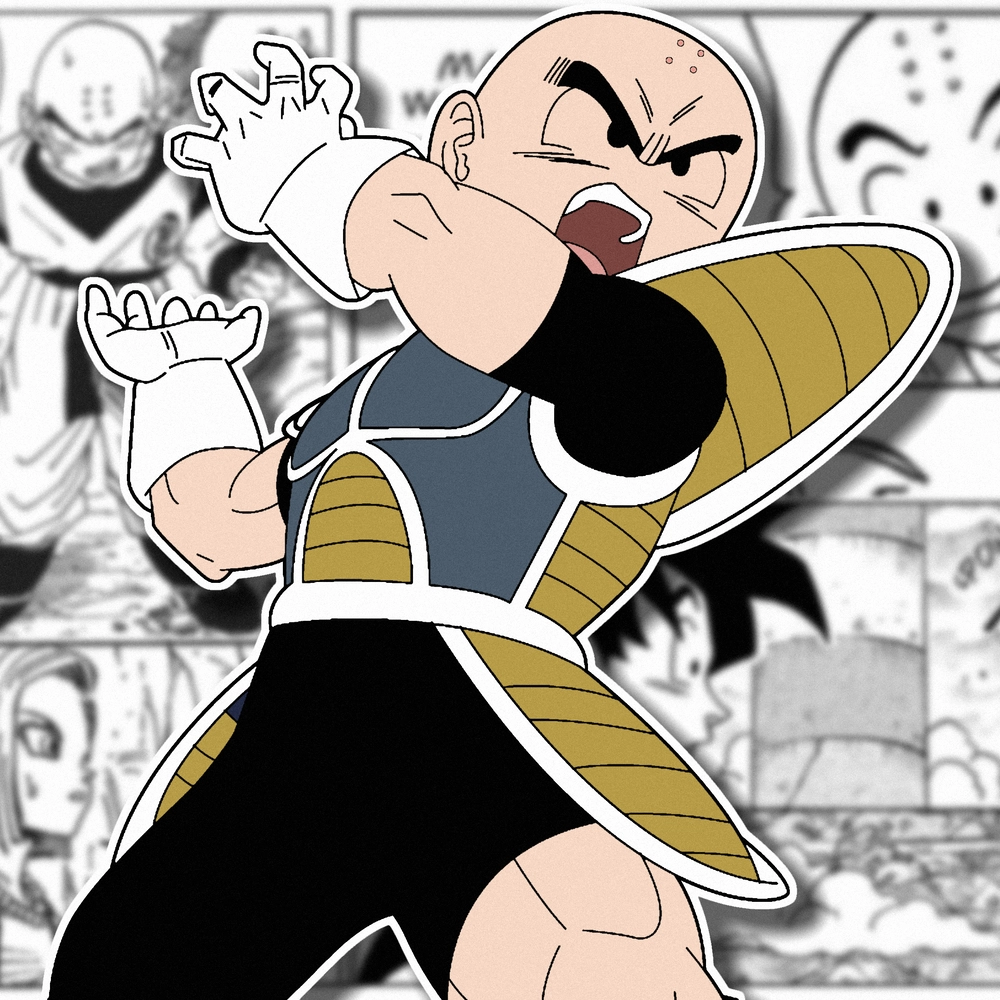 black krillin hoạt hình