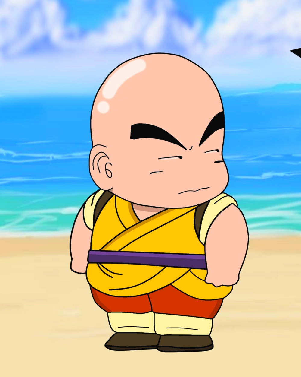 krillin and goku đối đầu