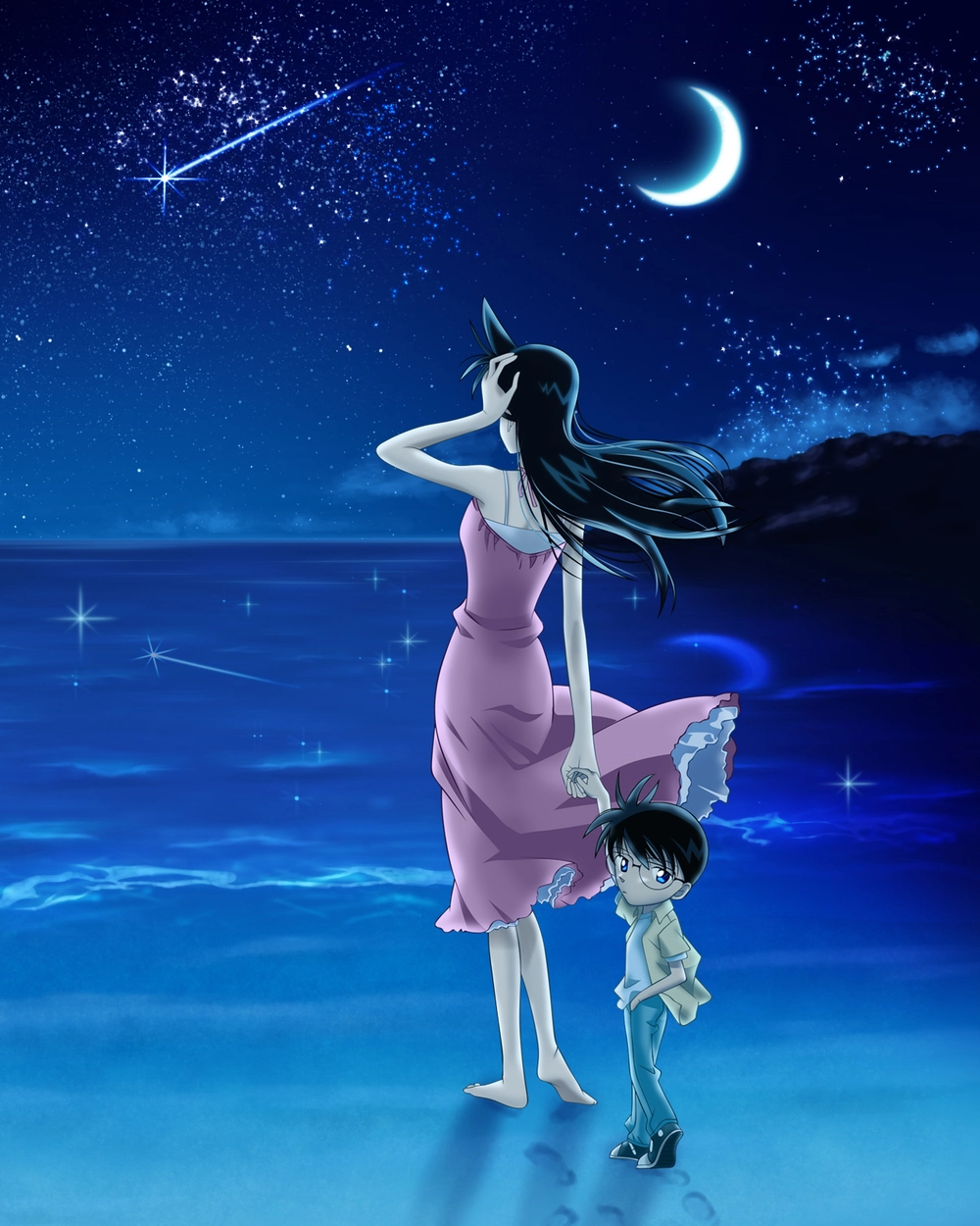 hình ảnh ran mori anime dễ thương cute 