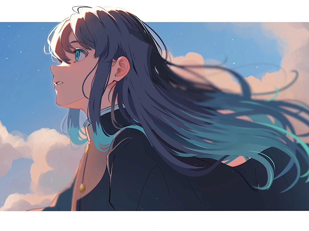 ảnh Muichirou buồn tâm trạng 