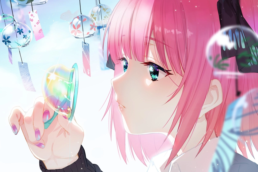 ảnh vẽ nino nakano chibi 