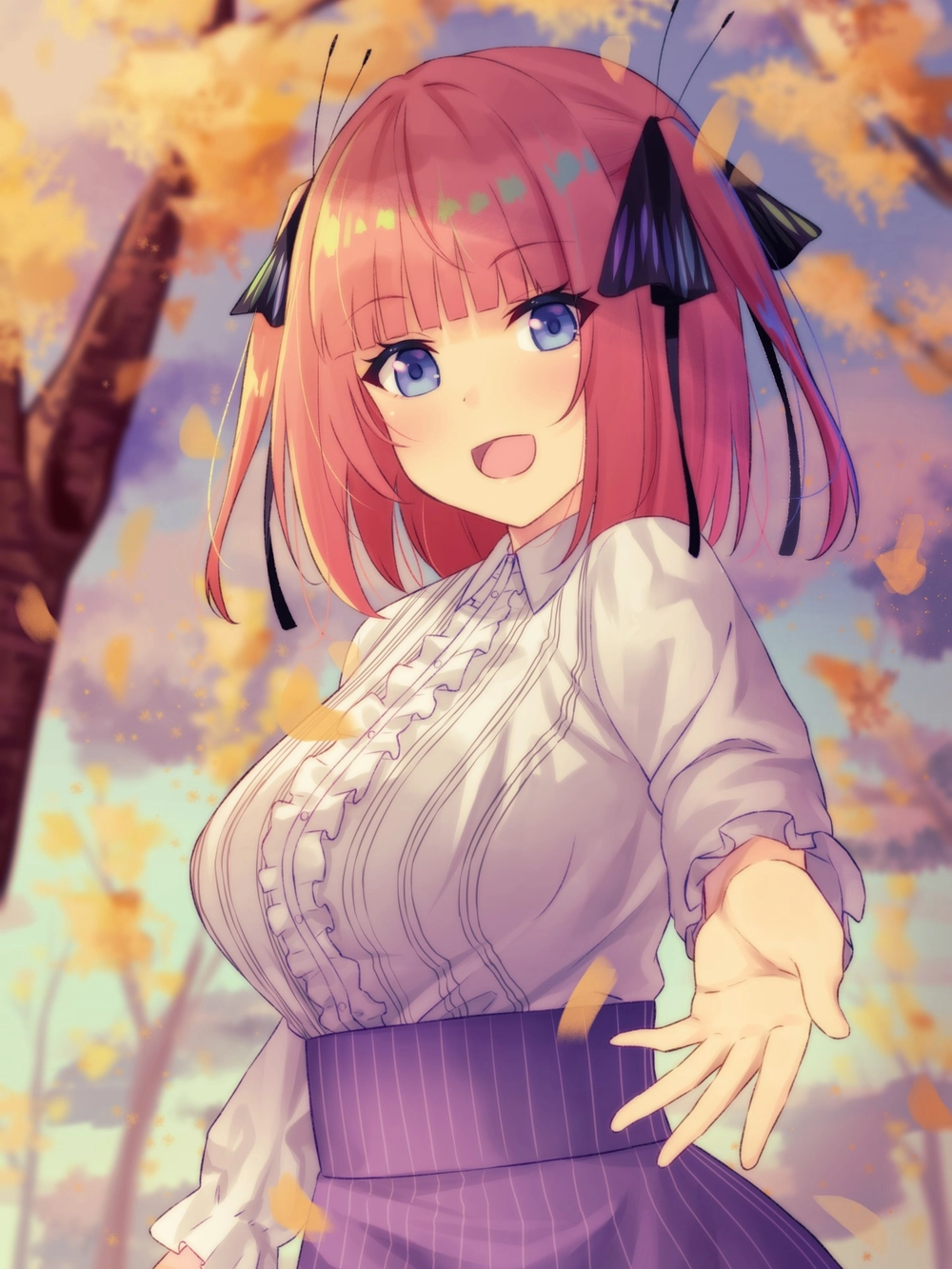 ảnh nền hd nino nakano chibi