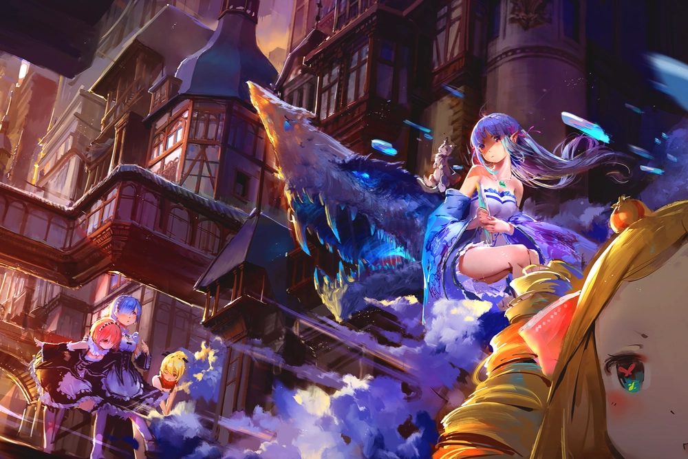 ảnh anime re zero nổi bật