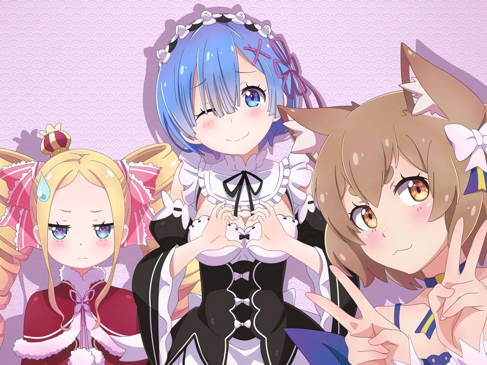 re zero anime rem ngại ngùng dễ mến 