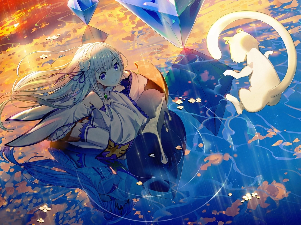 re zero anime phong cách hoạt hình 2D 