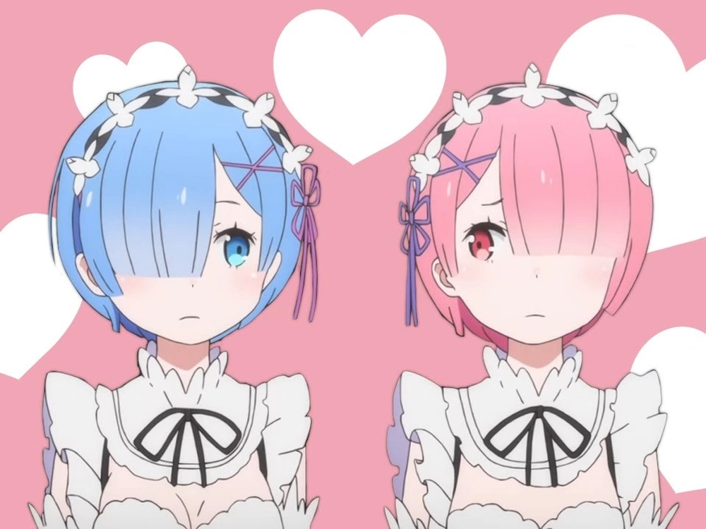 re zero anime 4k rem emilia 