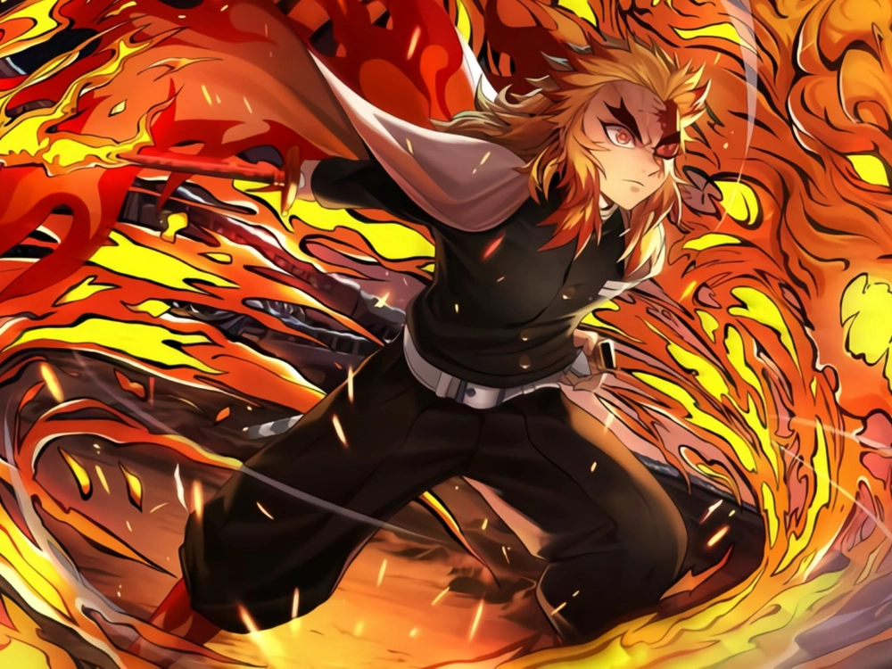 hình ảnh rengoku cực chất