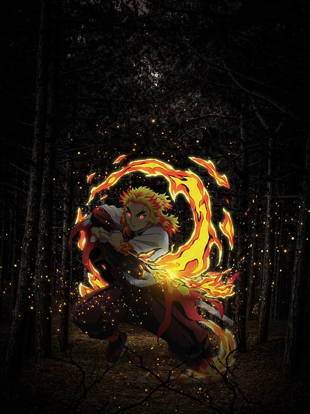 hình ảnh rengoku cô đơn