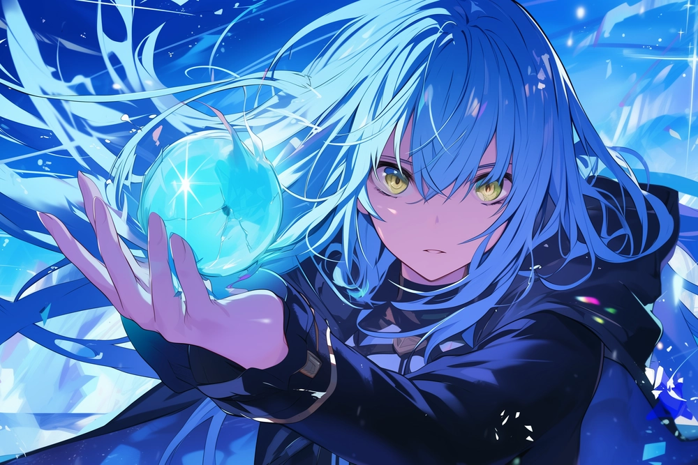 ảnh anime rimuru ngầu trong trận chiến 