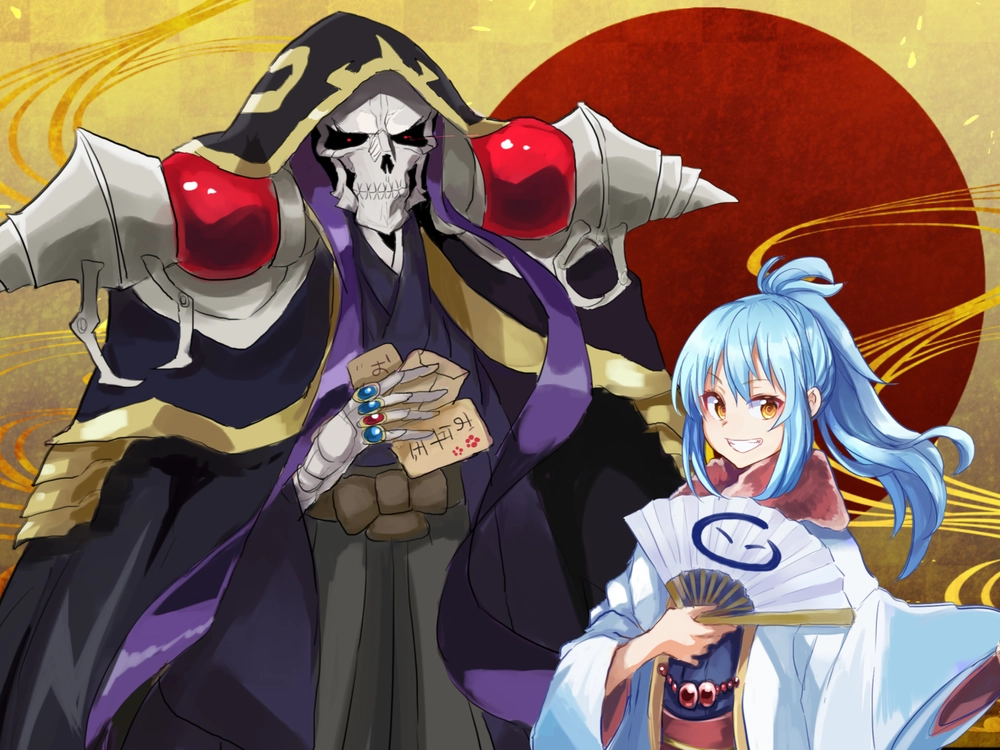 ảnh rimuru tempest đang triệu hồi ma pháp