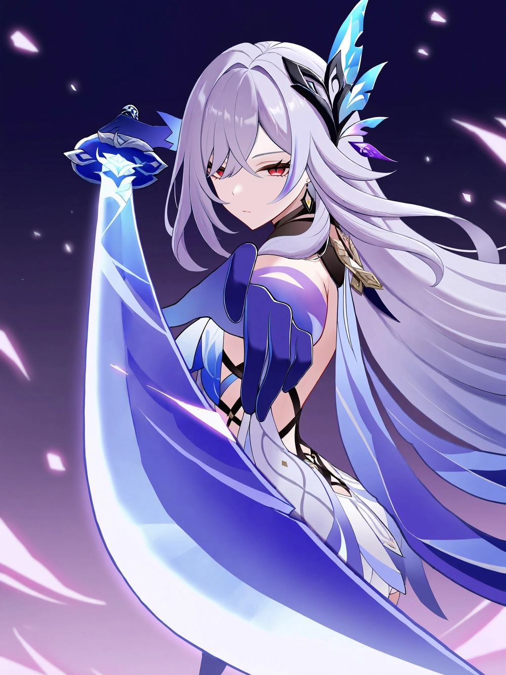 hình nền skirk tông tím