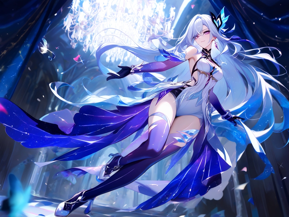 hình nền genshin skirk full hd