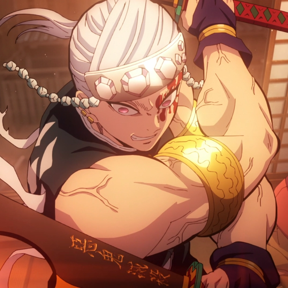 ảnh tengen uzui mang phong cách hào nhoáng 