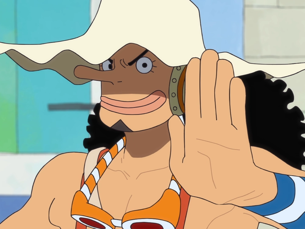hình ảnh của usopp đội mũ