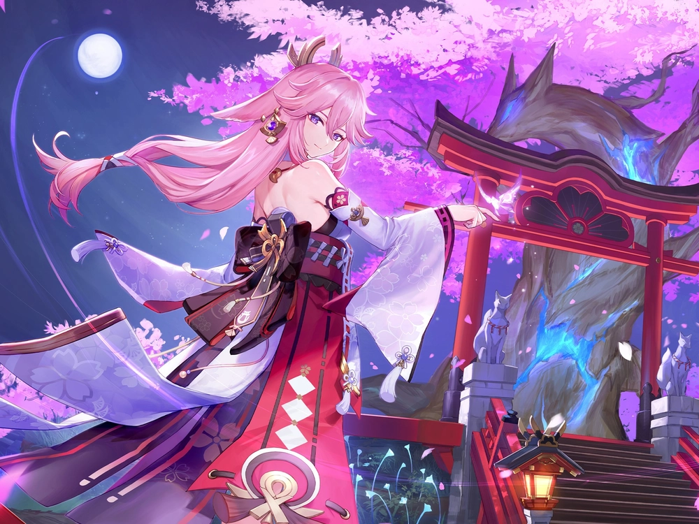 ảnh yae miko chất lượng cao 