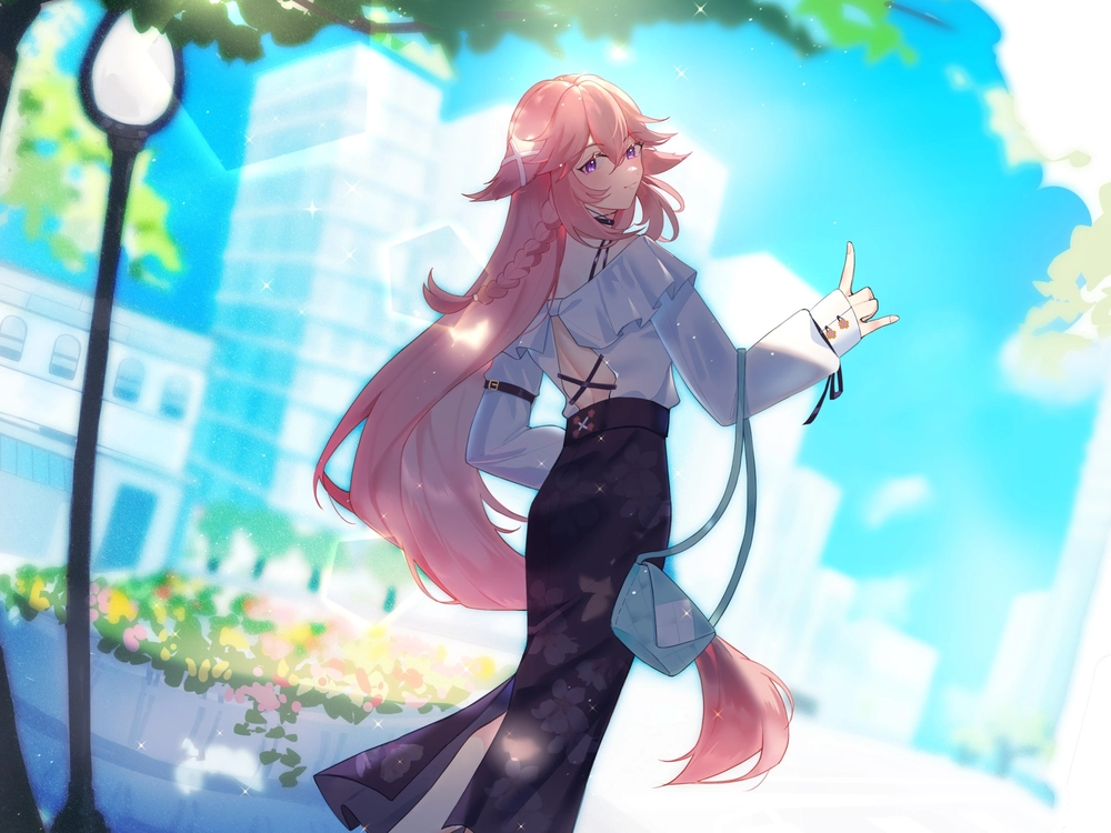 yae miko genshin impact 