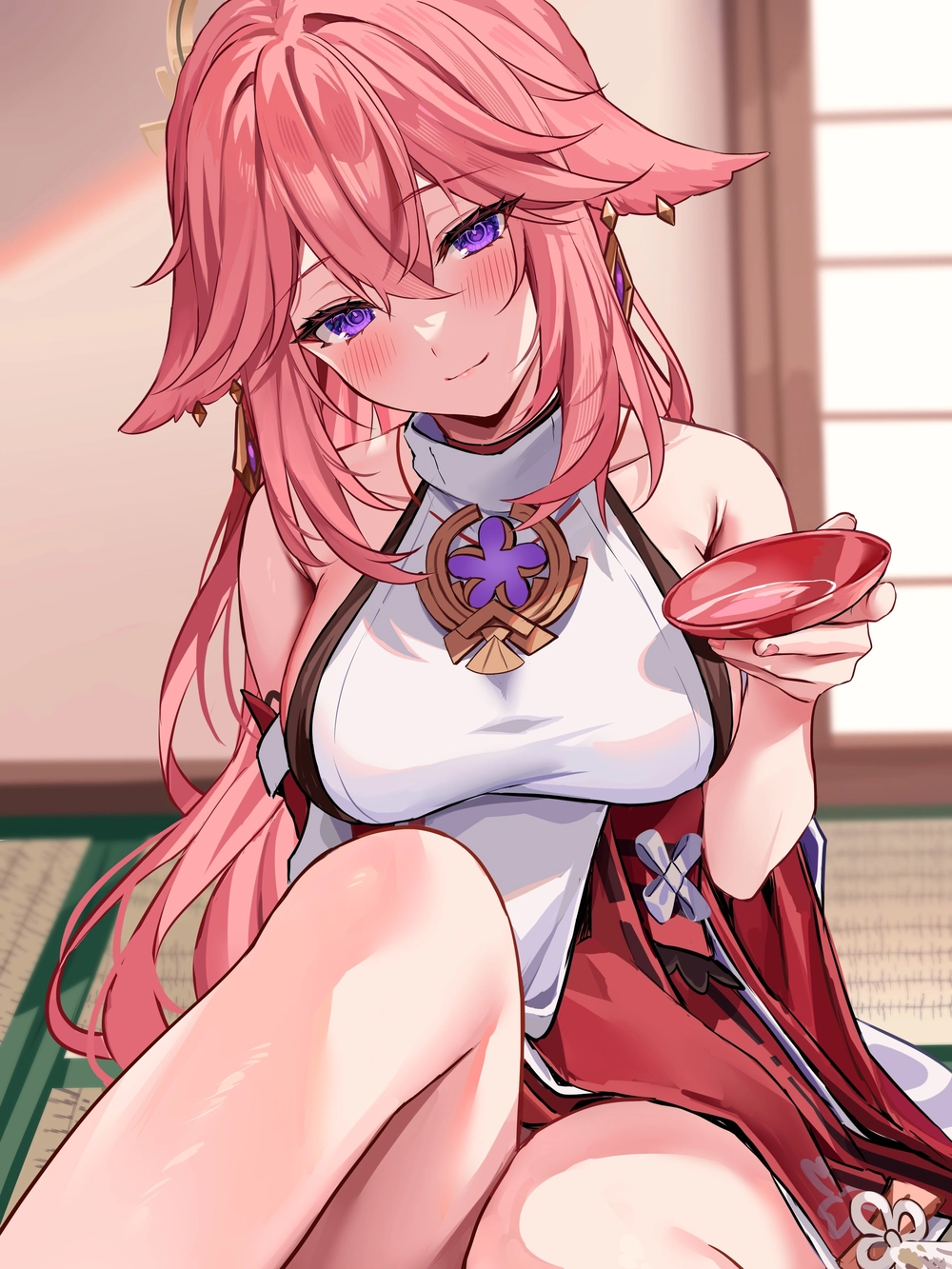 hình fanart yae miko x mizuki 