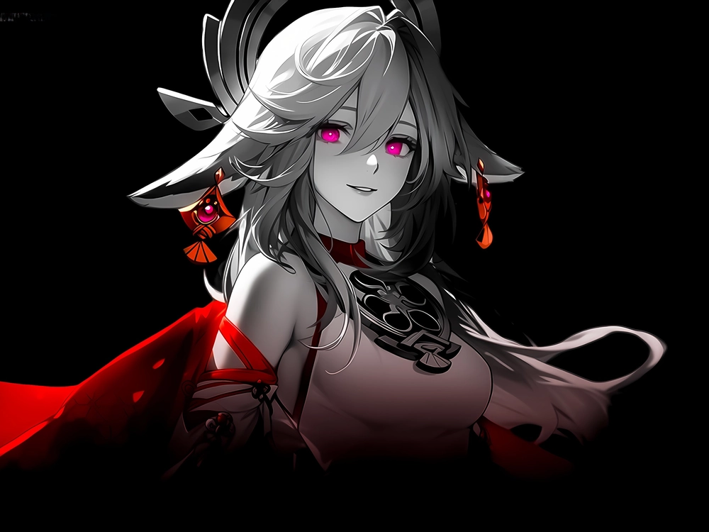 ảnh wallpaper yae miko 