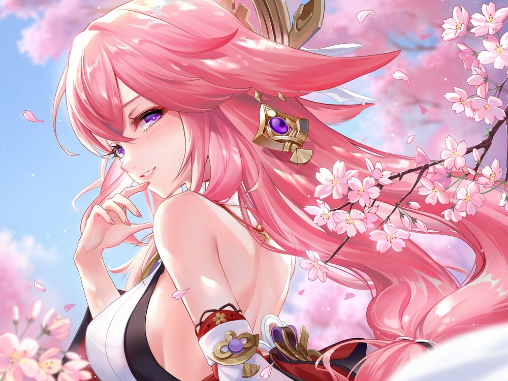 hình yae miko genshin impact 