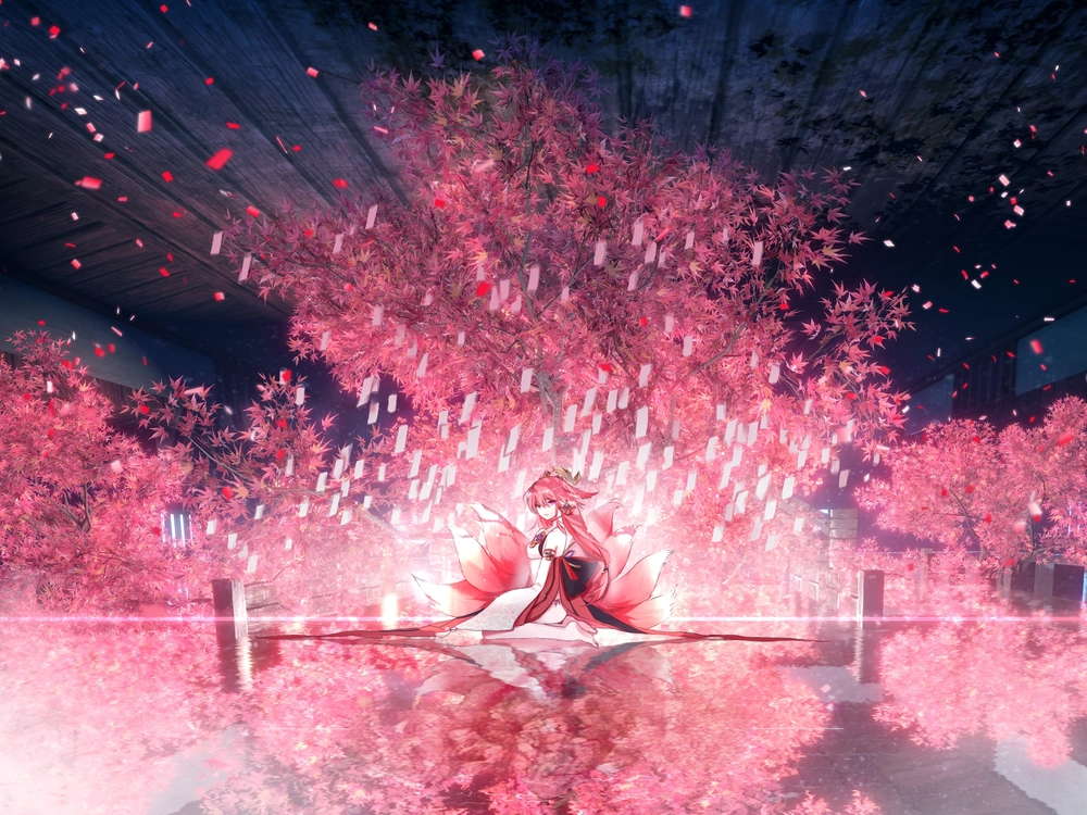 ảnh yae miko phong cách chibi 