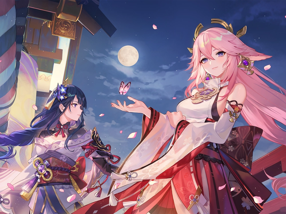 hình ảnh 4k yae miko anime 