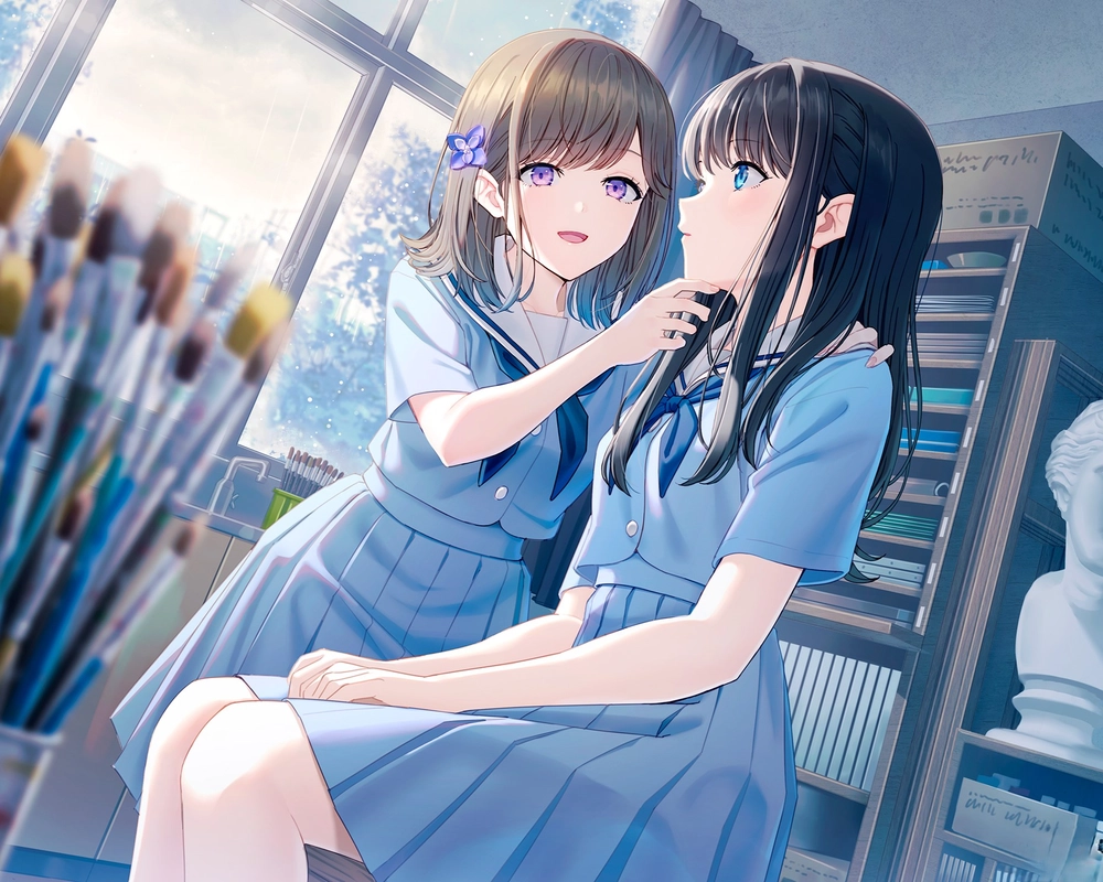 ảnh anime học đường tình yêu ngọt ngào