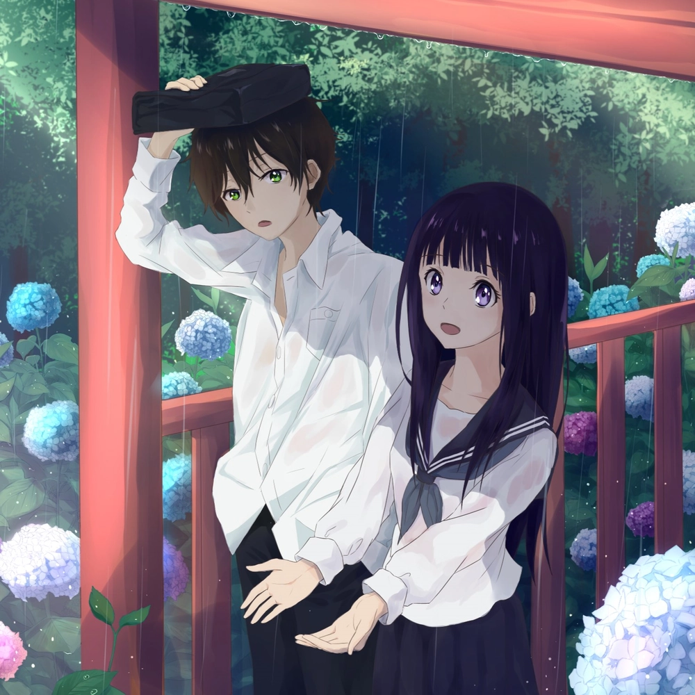 ảnh anime học đường tình cảm