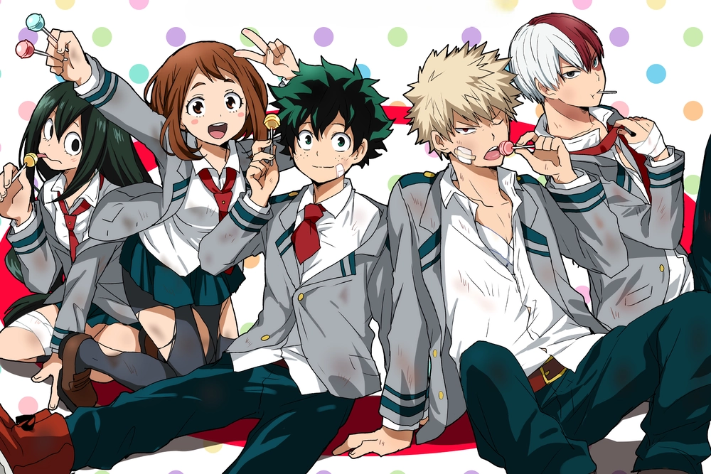 hình anime tình yêu học đường cute