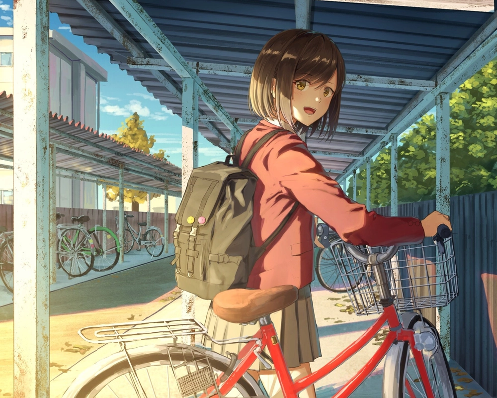 hình anime học đường cute, đáng yêu