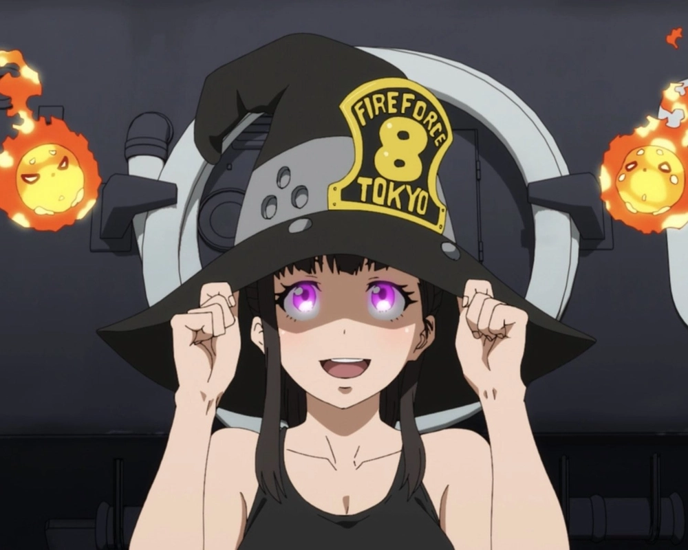 anime fire force khung cảnh đẹp