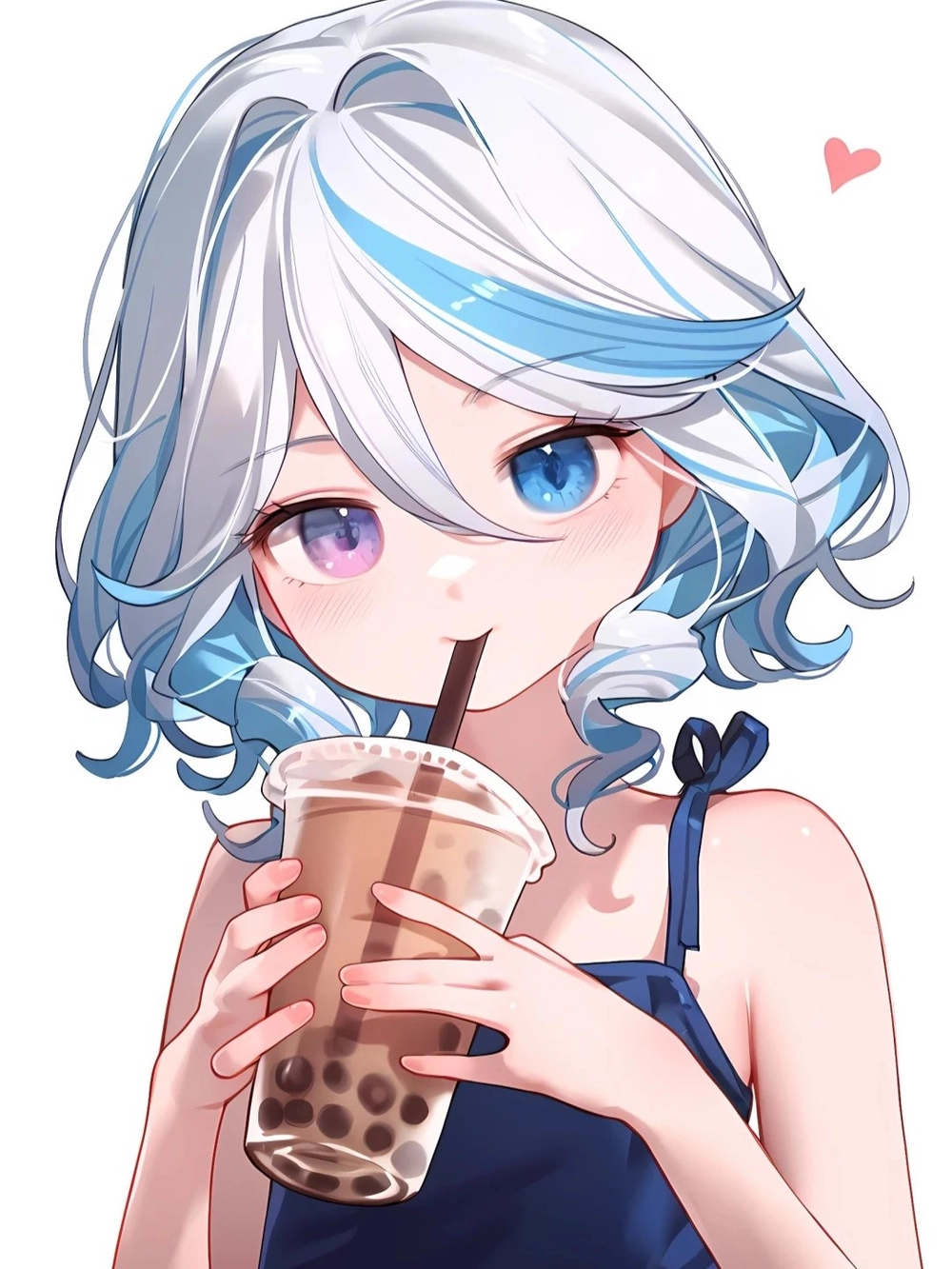 anime uống trà buồn man mác 