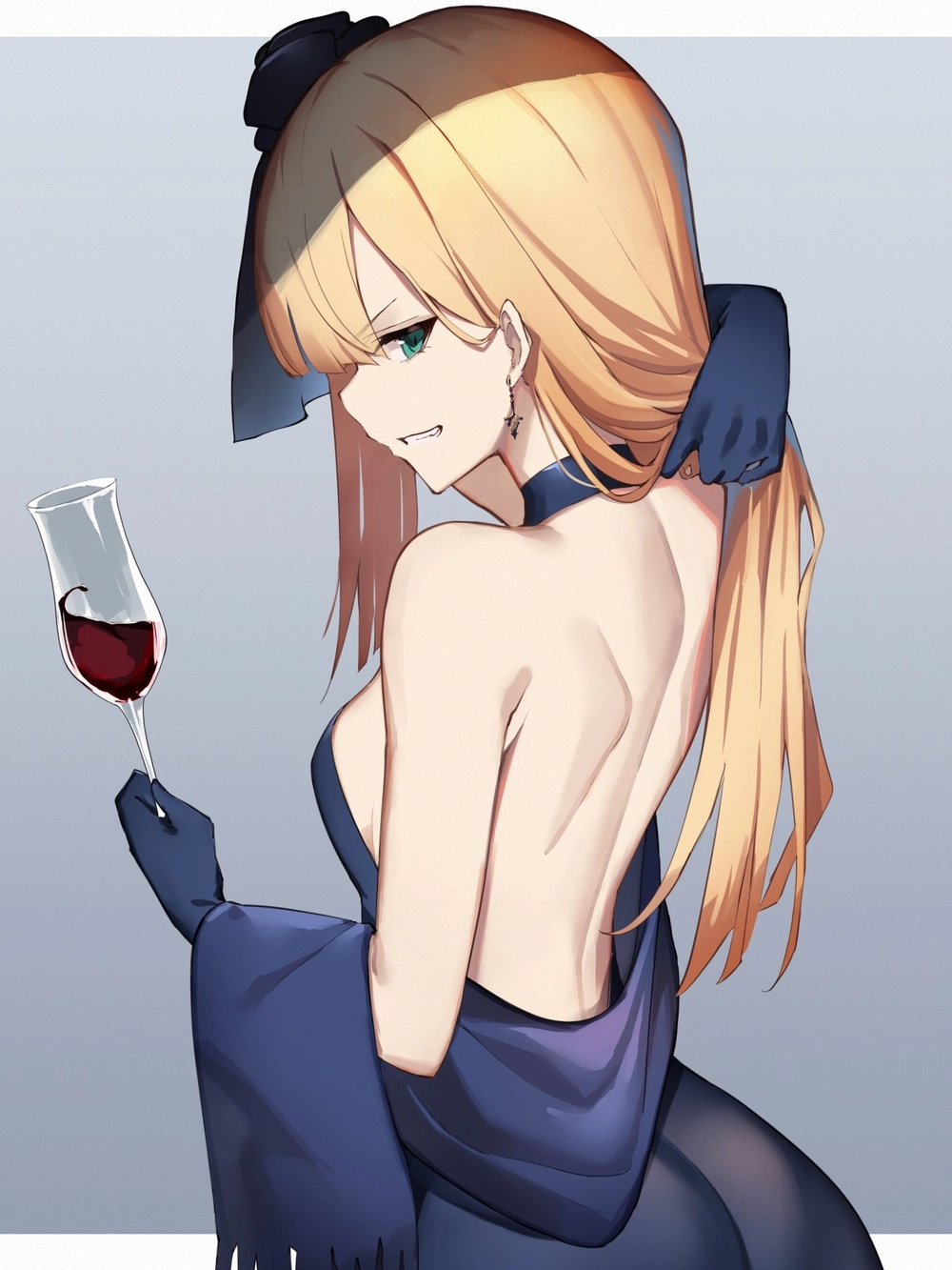 anime uống rượu đẹp không thể rời mắt 