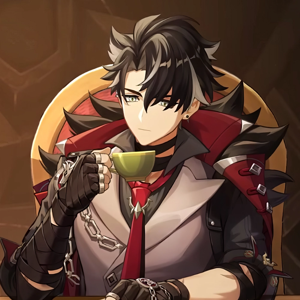 anime uống trà buổi sáng sớm 