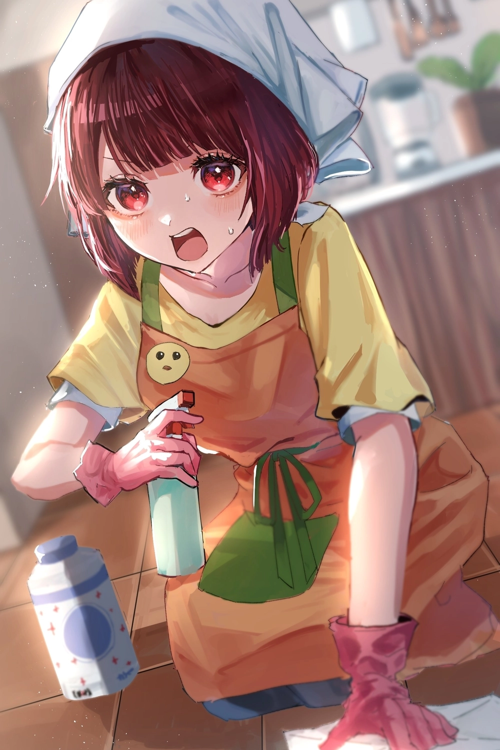 arima kana tóc nâu ngắn