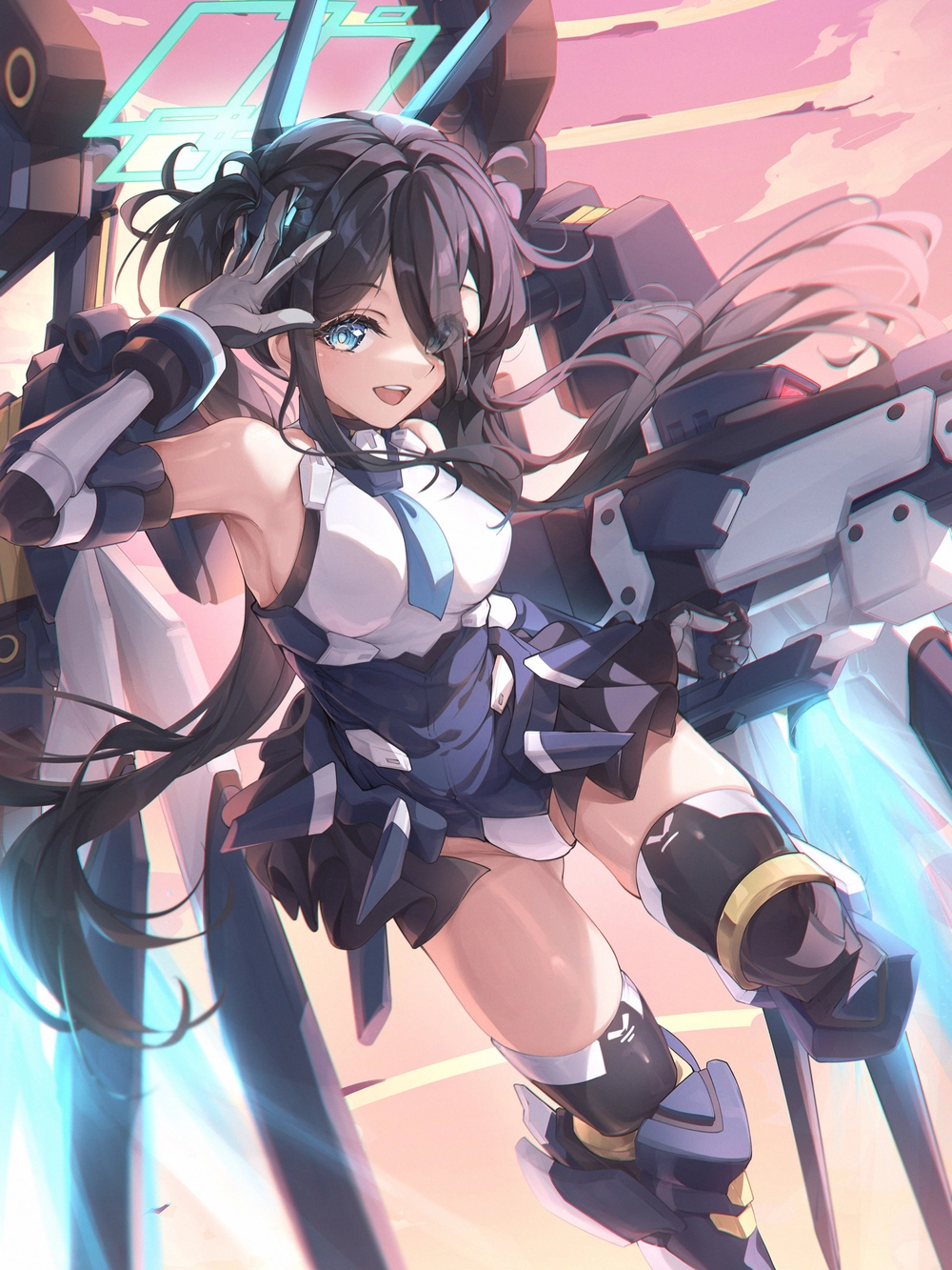 arisu tạo dáng ngoài trời