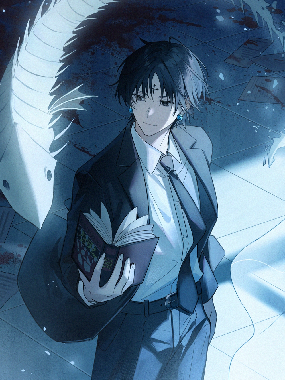 chrollo lucilfer phong cách dark 