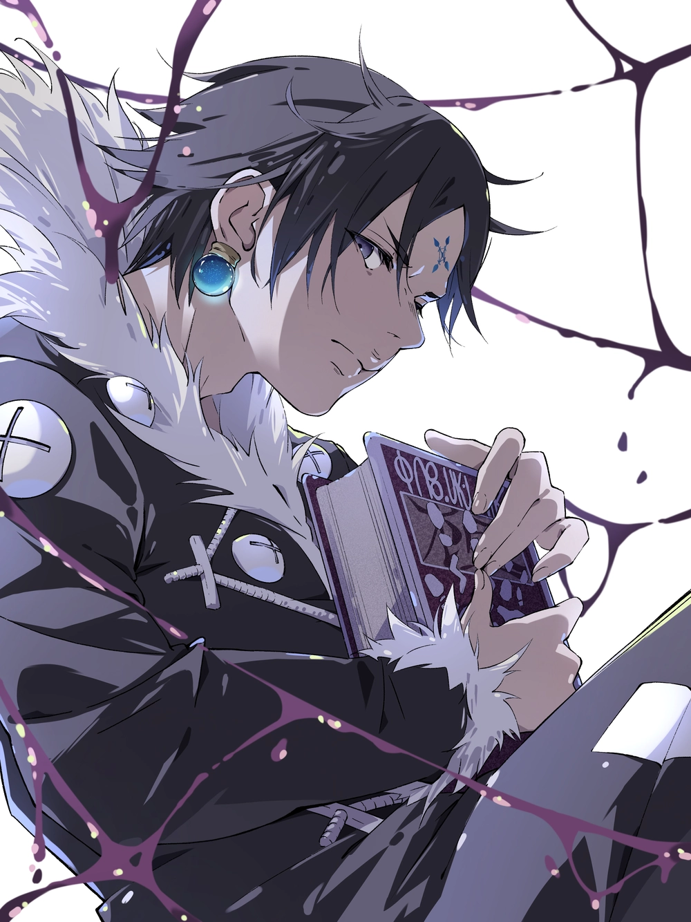 hình anime chrollo lucilfer phiên bản 1999 