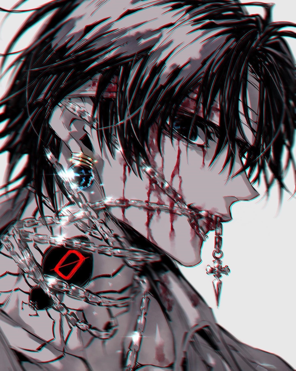 hình chrollo lucilfer art style độc đáo 
