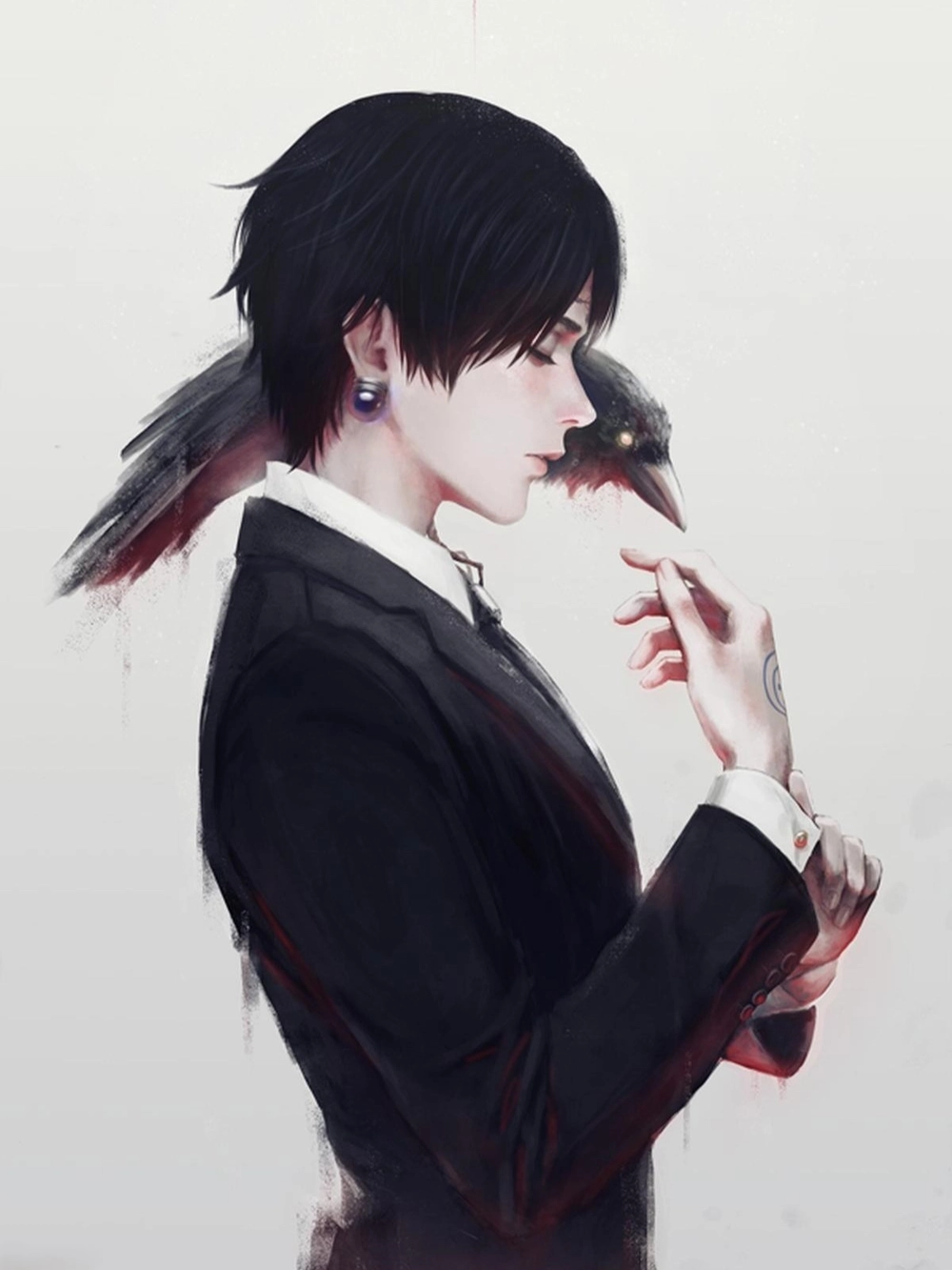 chrollo lucilfer thần thái trầm lặng 