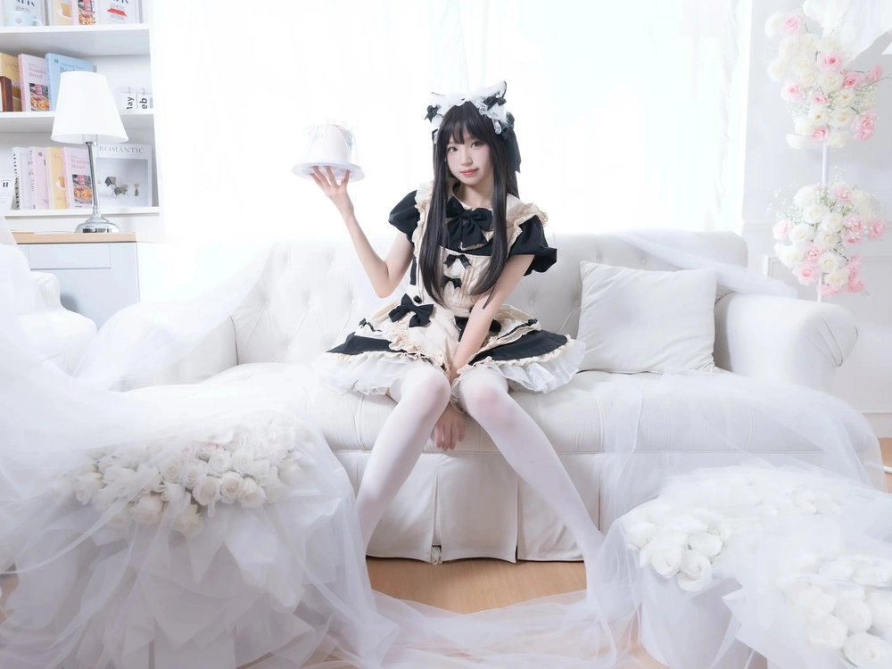 ảnh gái cosplay hầu gái full hd