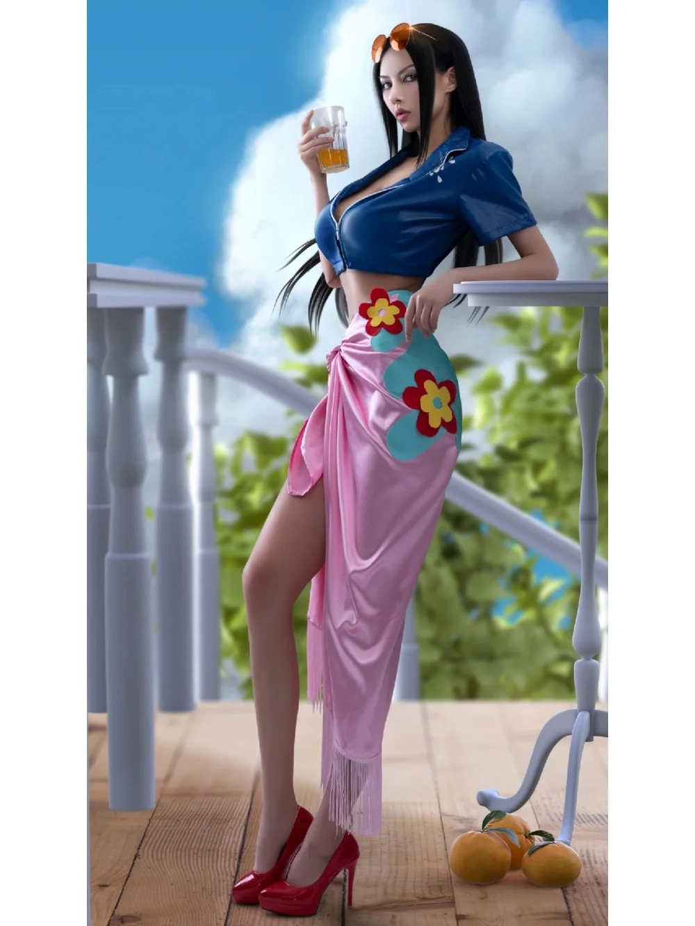 ảnh cosplay robin nữ tính và ngọt ngào 