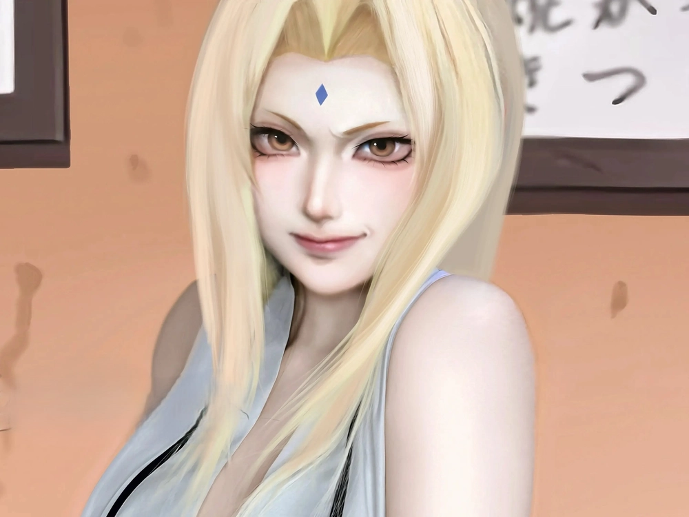 cosplay tsunade naruto chuẩn bản gốc