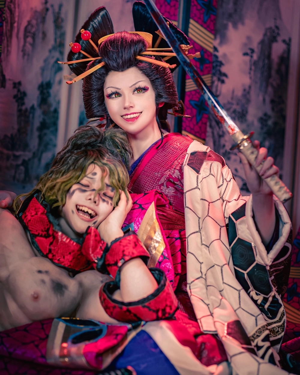 ảnh daki demon slayer cosplay 