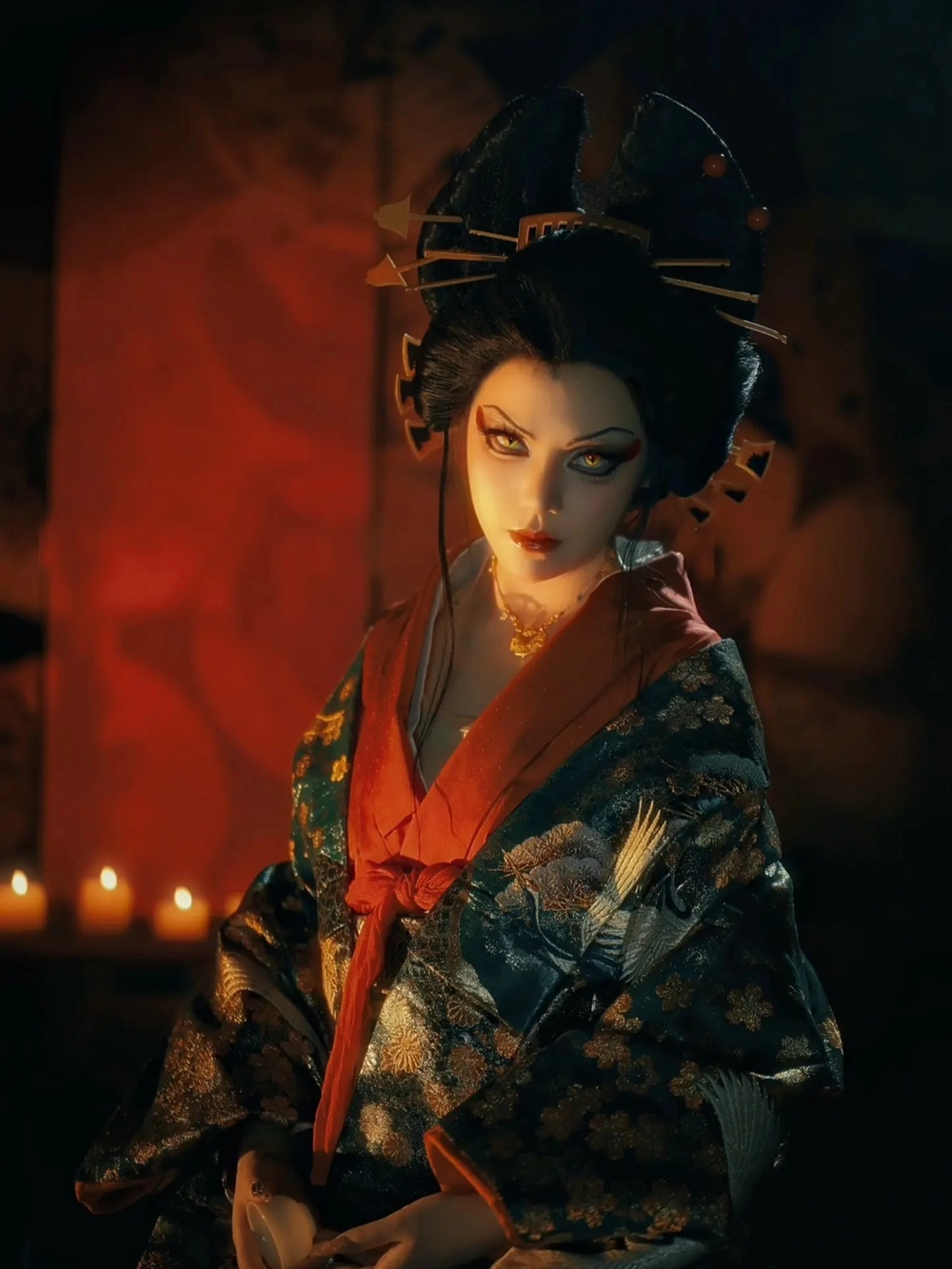 ảnh daki cosplay kimono 