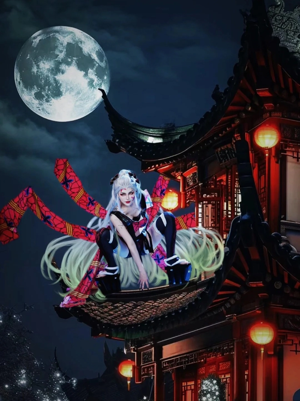 ảnh cosplay daki phong cách anime 