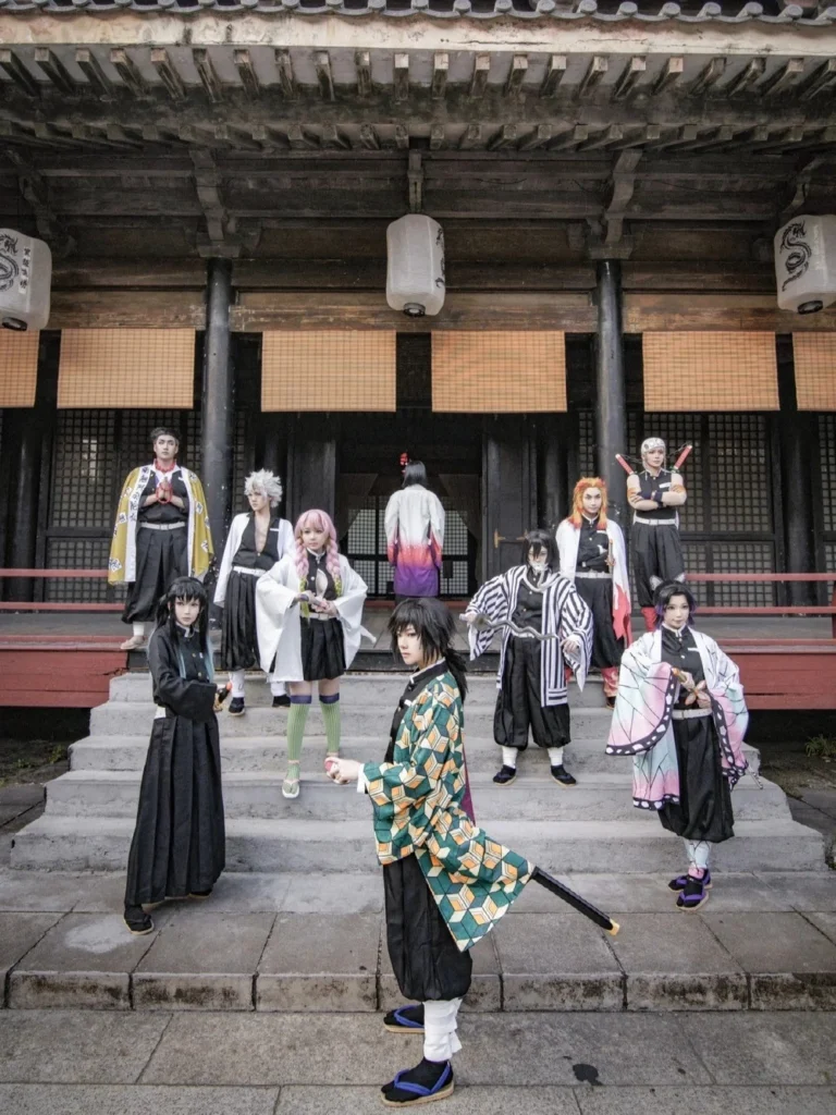demon slayer cosplay cute đáng yêu