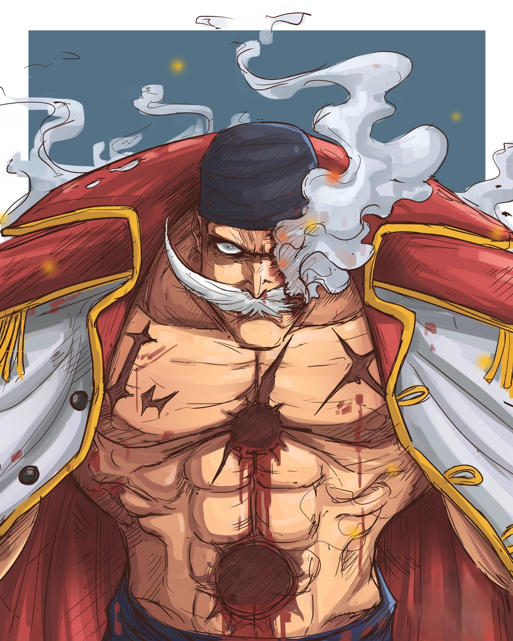 hình ảnh edward newgate 4k anime 