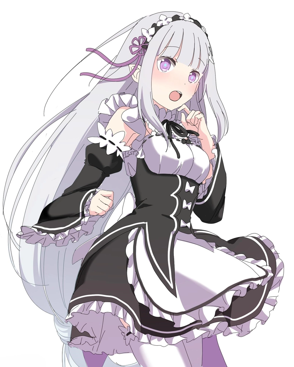 emilia re zero ảnh đẹp nghệ thuật