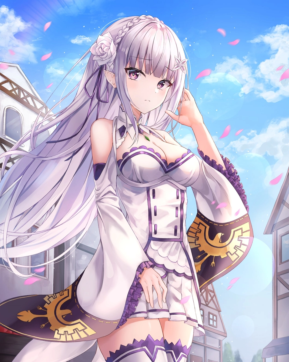 hình ảnh emilia zero girl cute